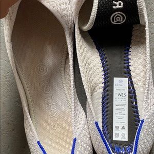 Rothy’s The Point Flat - Salt Honeycomb